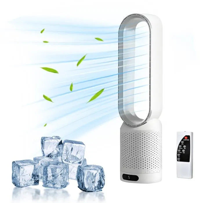 Ventilateur Colonne Sans Pales – 8 Vitesses – 30 dB