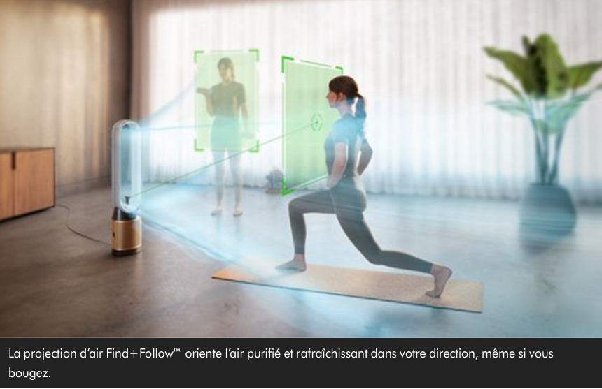 Ventilateur Purificateur Dyson Find+Follow™ – 350°