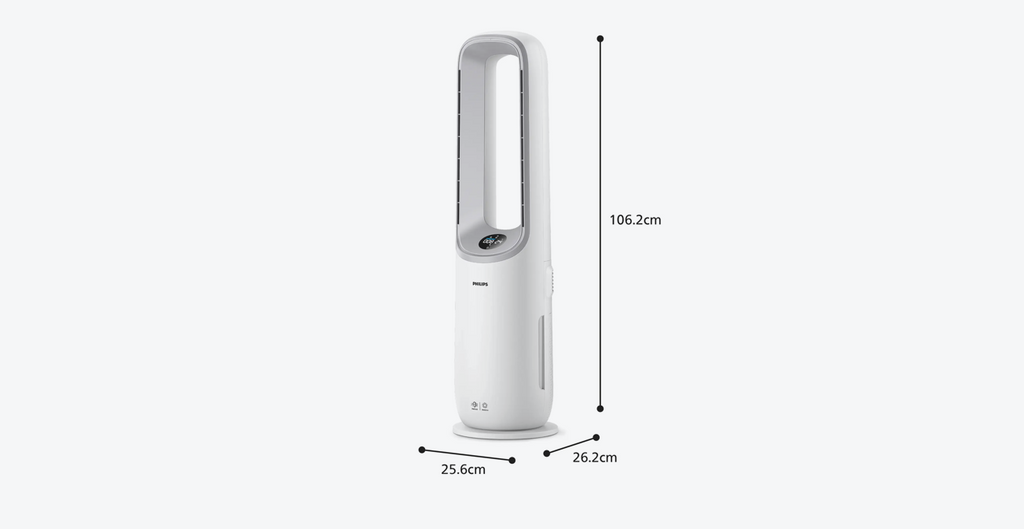 Série 7000 Purificateur d'air 2-en-1 Philips - Purificateur jusqu’à 70 m², 20 db, Blanc