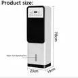 Climatiseur Mobile Portable Refroidisseur d'air avec Réservoir 5L 3 Vitesse Refroidisseur par évaporation avec Télécommande,Blanc