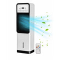 Climatiseur Mobile Portable Refroidisseur d'air avec Réservoir 5L 3 Vitesse Refroidisseur par évaporation avec Télécommande,Blanc