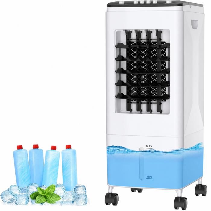 Rafraîchisseur d'Air Mobile 6L – 4 Blocs Réfrigérants